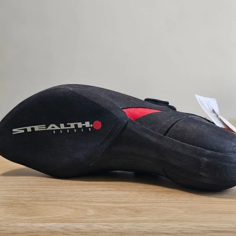 Adidas Five Ten Aleon Climbing Shoes Men's 11 Black Red Stealth C4 BC0861 510